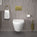 GSI Kube X Wall Hung Genius Pan and Wrapover Soft Close Seat - 55cm