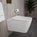 GSI Nubes Wall Hung Swirlflush Pan and Slimline Soft Close Seat - 55cm