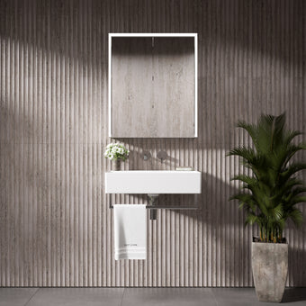 GSI Kube Towel Rail - Chrome 600mm