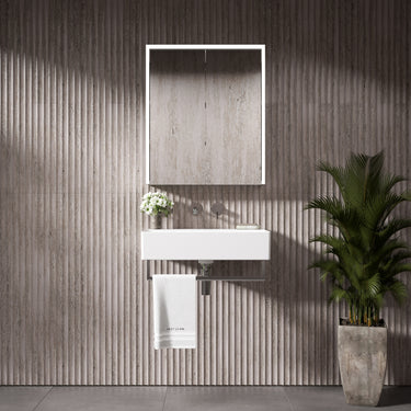 GSI Kube Towel Rail - Chrome 600mm
