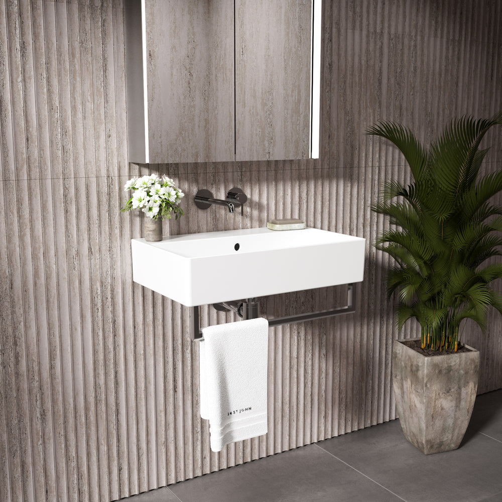 GSI Kube Towel Rail - Chrome 600mm