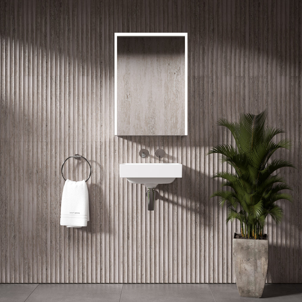 GSI Nubes Wall Hung Ceramic Basin - 400mm x 320mm