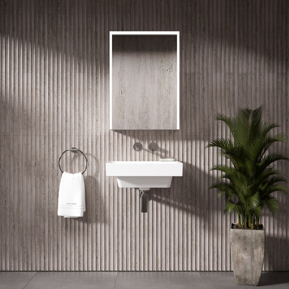 GSI Nubes Wall Hung Ceramic Basin - 500mm x 400mm