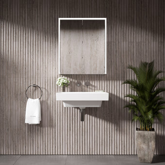 GSI Nubes Wall Hung Ceramic Basin  - 600mm x 400mm