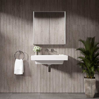 GSI Nubes Wall Hung Ceramic Basin - 700mm x 400mm