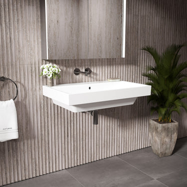 GSI Nubes Wall Hung Ceramic Basin - 800mm x 500mm