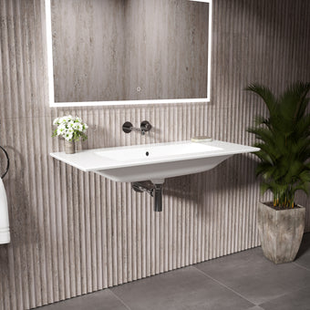 GSI Pura  Wall Hung Ceramic Basin - 1020mm x 460mm