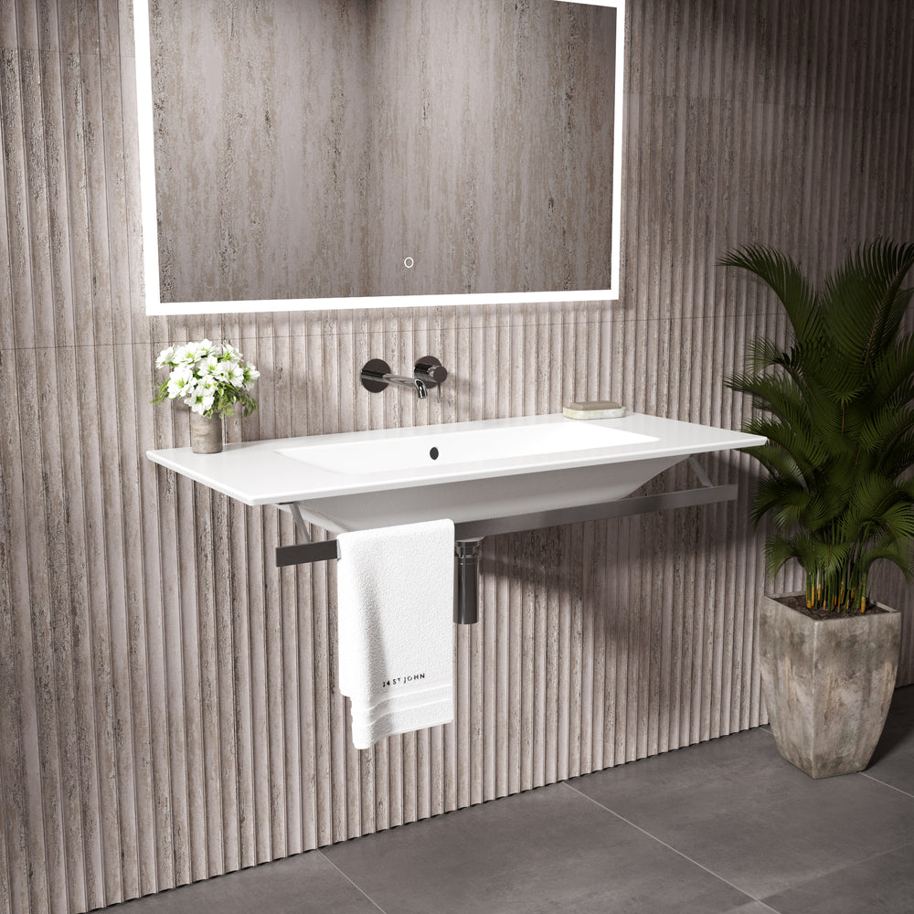 GSI Pura Towel Rail - Chrome 1020mm