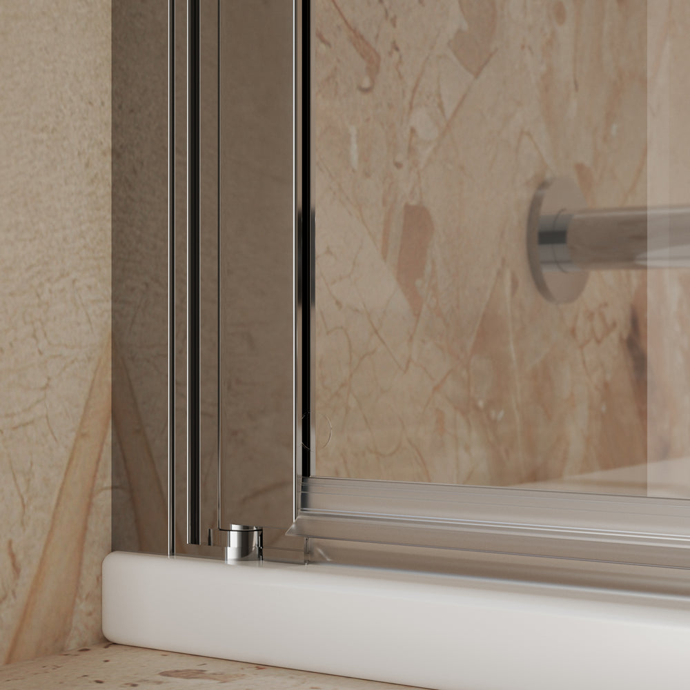 Roman Haven6 Standard Pivoting Bath Screen - 815mm - Chrome