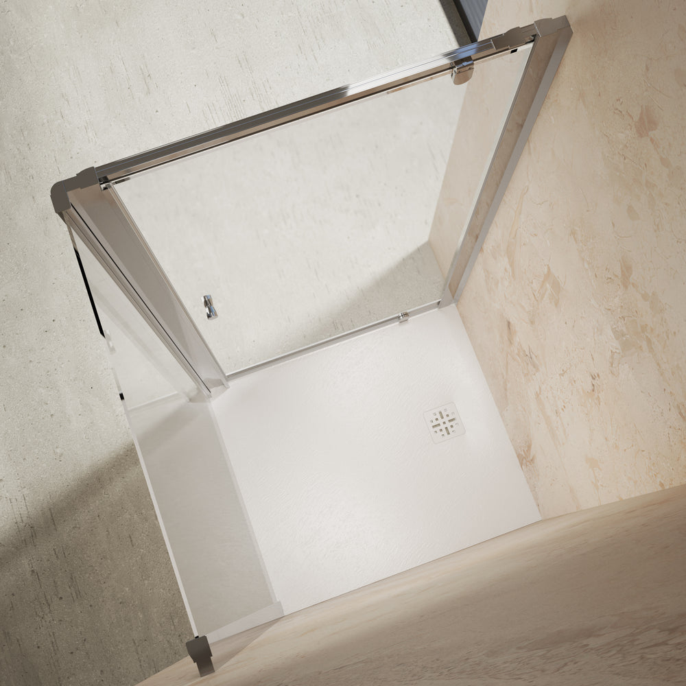 Roman Haven6 Pivot Shower Enclosure - 1000mm x 900mm - Chrome