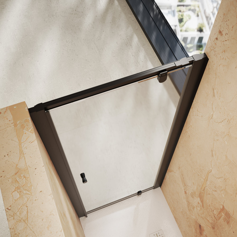 Roman Haven6 Pivot Shower Door - 800mm -  Matt Black