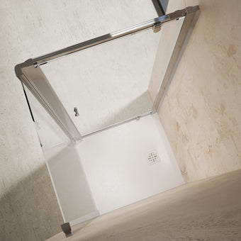 Roman Haven6 Pivot Shower Enclosure - 900mm x 800mm - Chrome