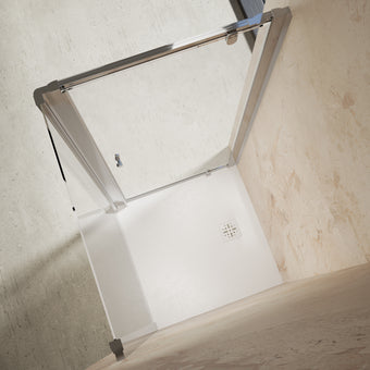 Roman Haven6 Pivot Shower Enclosure - 900mm x 900mm - Chrome