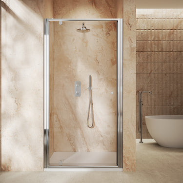 Roman Haven6 Pivot Shower Door - 1000mm - Chrome