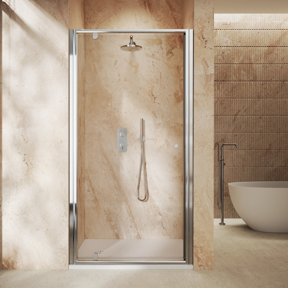 Roman Haven6 Pivot Shower Door - 1000mm - Chrome