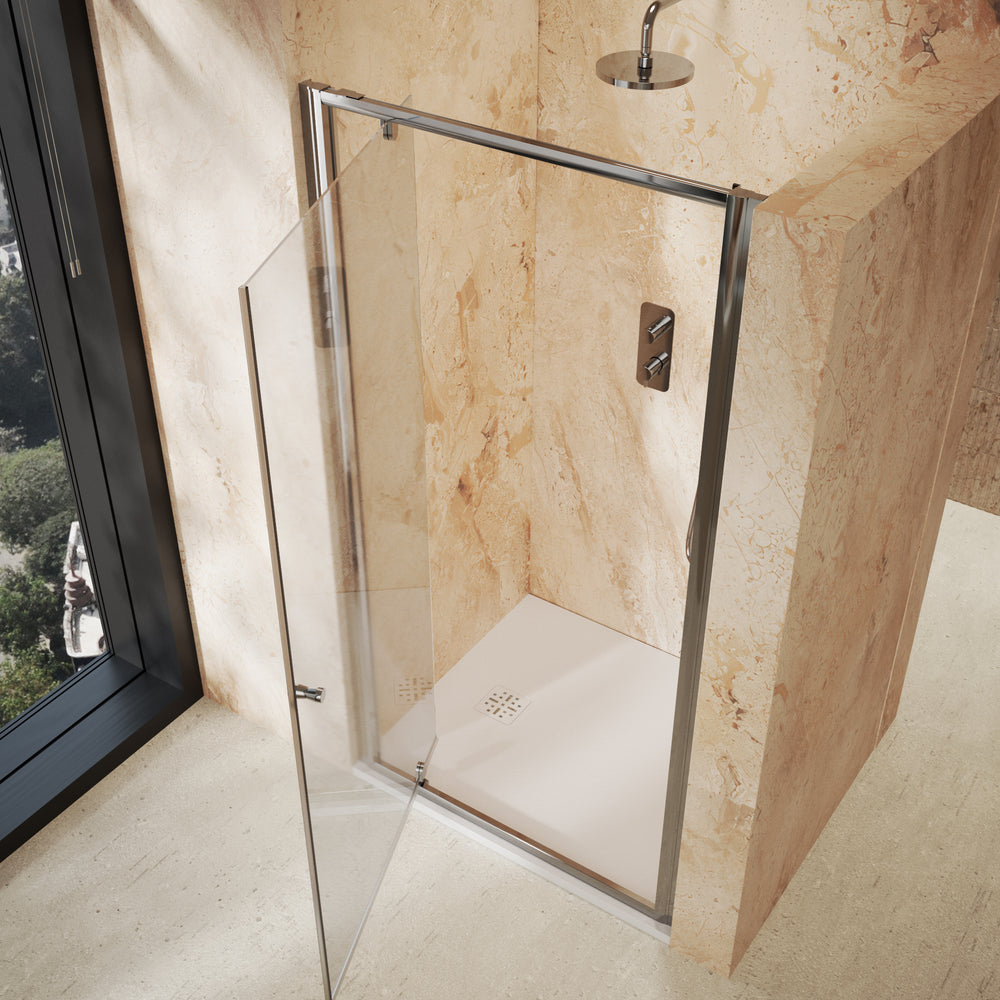 Roman Haven6 Pivot Shower Door - 1000mm - Chrome