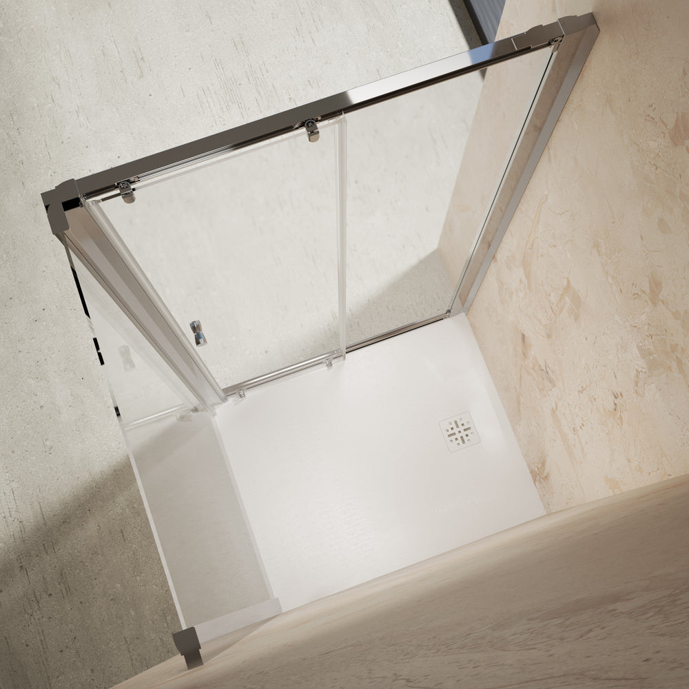 Roman Haven6 Sliding Shower Enclosure - 1000mm x 800mm - Chrome