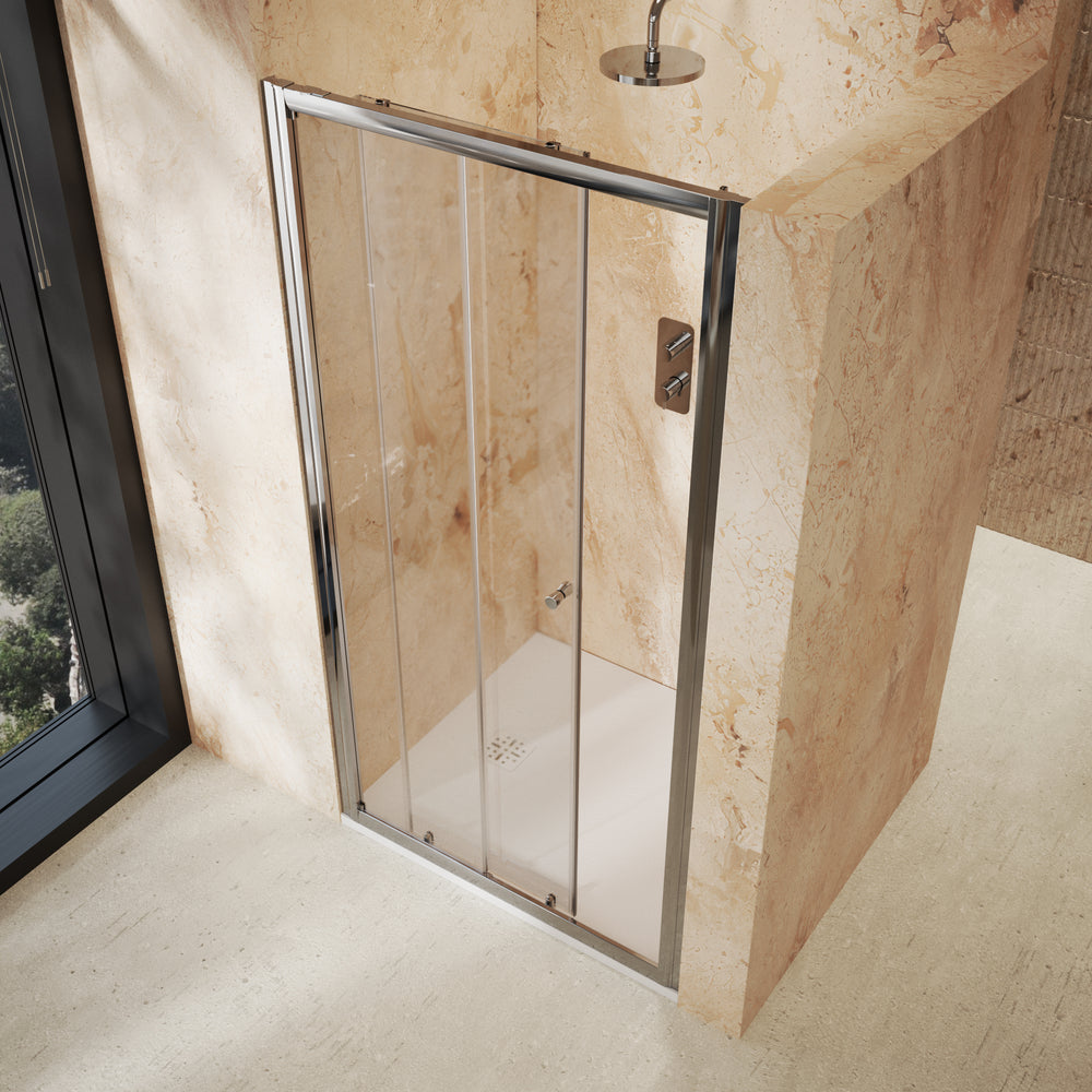 Roman Haven6 Sliding Shower Door - 1000mm - Chrome