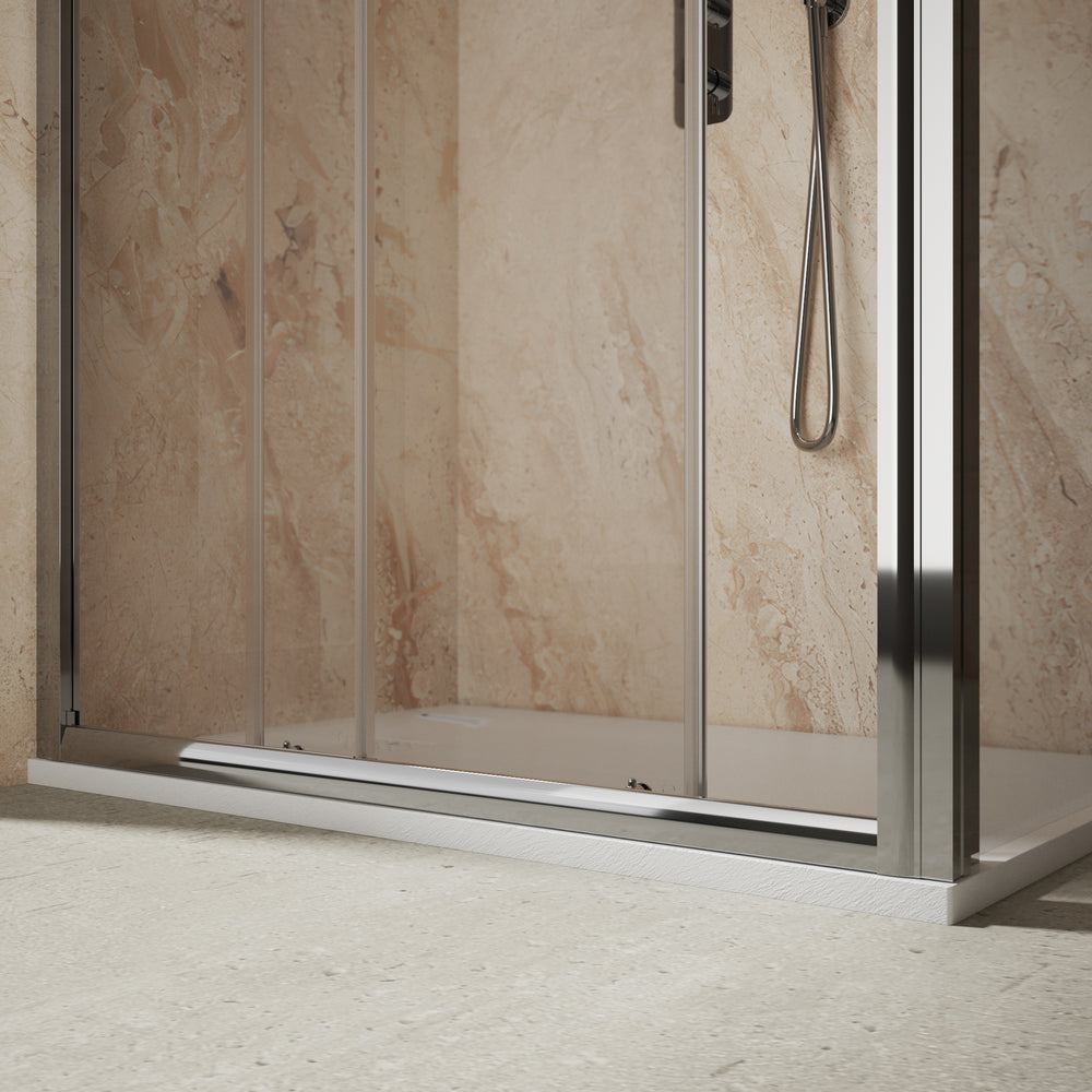Roman Haven6 Sliding Shower Enclosure - 1200mm x 800mm - Chrome