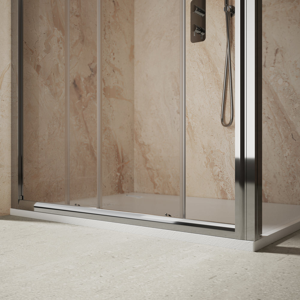 Roman Haven6 Sliding Shower Enclosure - 1200mm x 900mm - Chrome