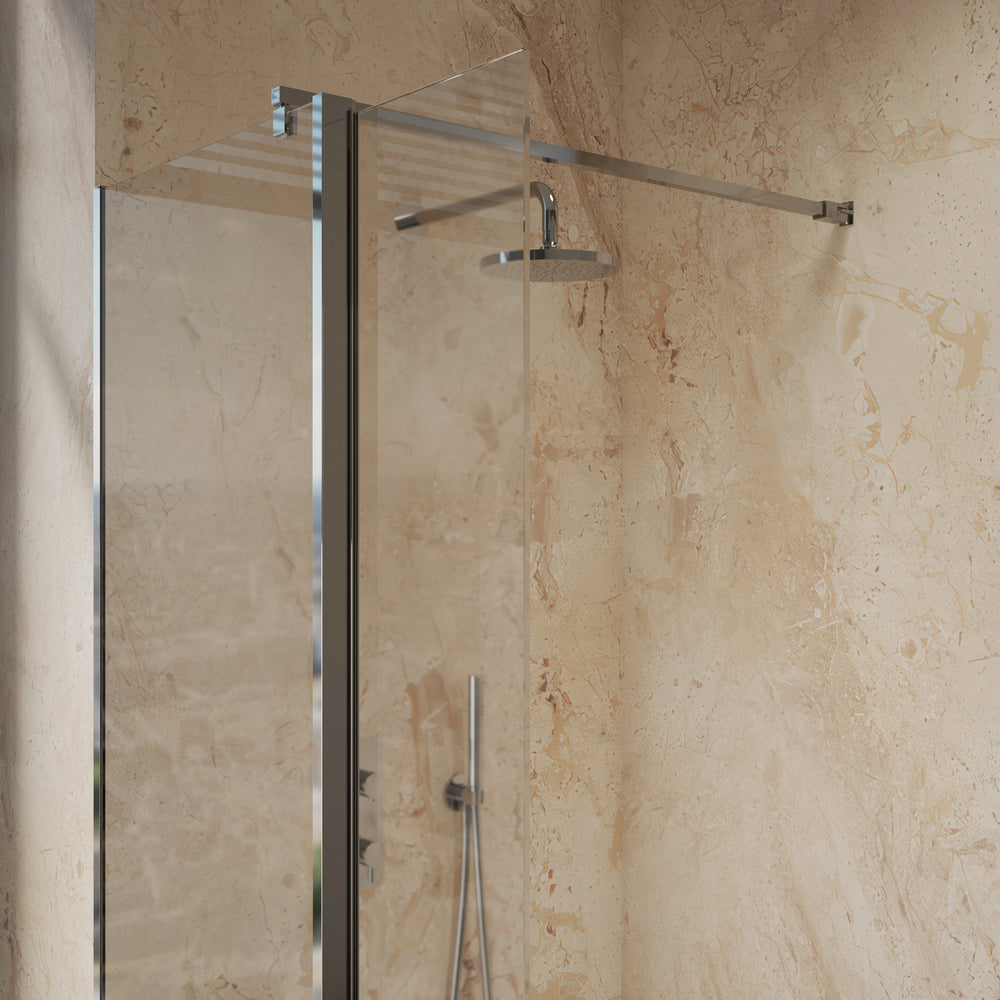 Roman Haven Select 300 Pivot Deflector 8mm - Chrome