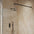 Roman Haven Select Wet Room Panel with With  Stabilising Bar - Matt Black - 1200mm