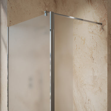 Roman Haven Select 300 Fluted Pivot Deflector 8mm - Chrome