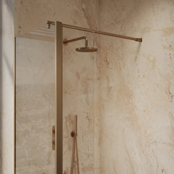 Roman Haven Select 300 Pivot Deflector 8mm - Brushed Bronze