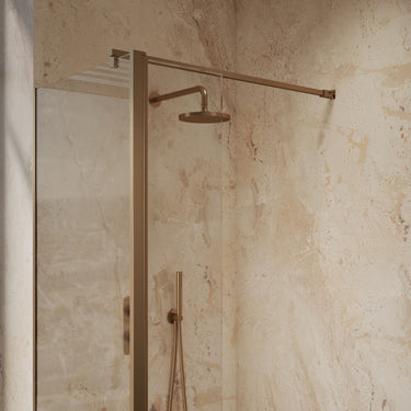 Roman Haven Select 300 Pivot Deflector 8mm - Brushed Bronze