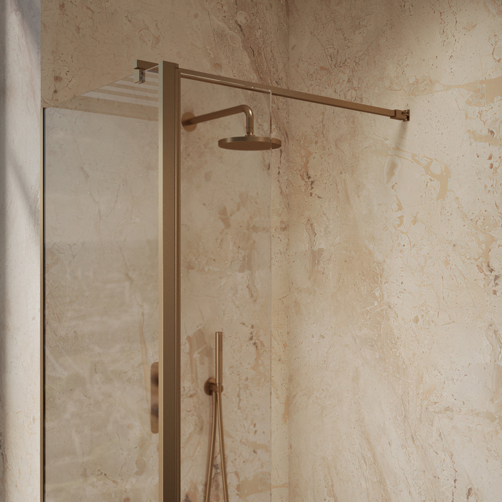 Roman Haven Select 300 Pivot Deflector 8mm - Brushed Bronze