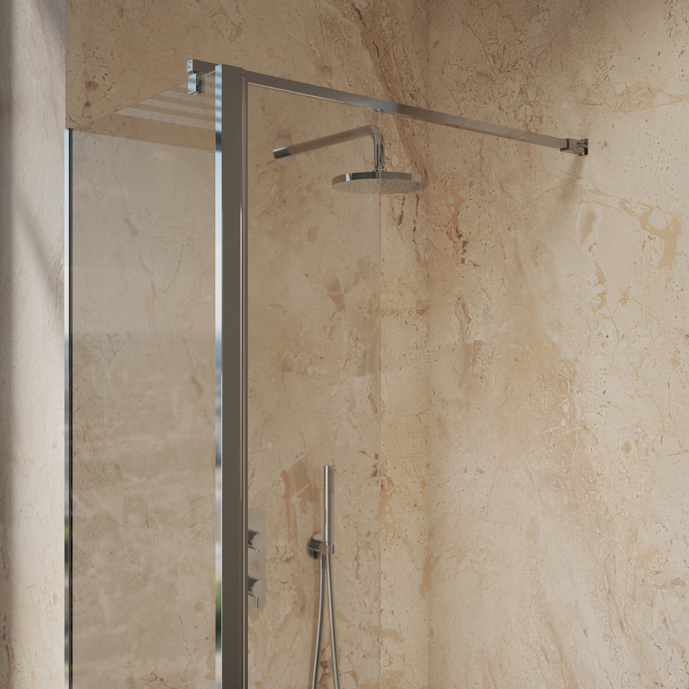 Roman Haven Select 300 Pivot Deflector 8mm - Chrome