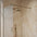 Roman Haven Select Fluted Wet Room Panel With Stabilising Bar - Brushed Brass - 800mm
