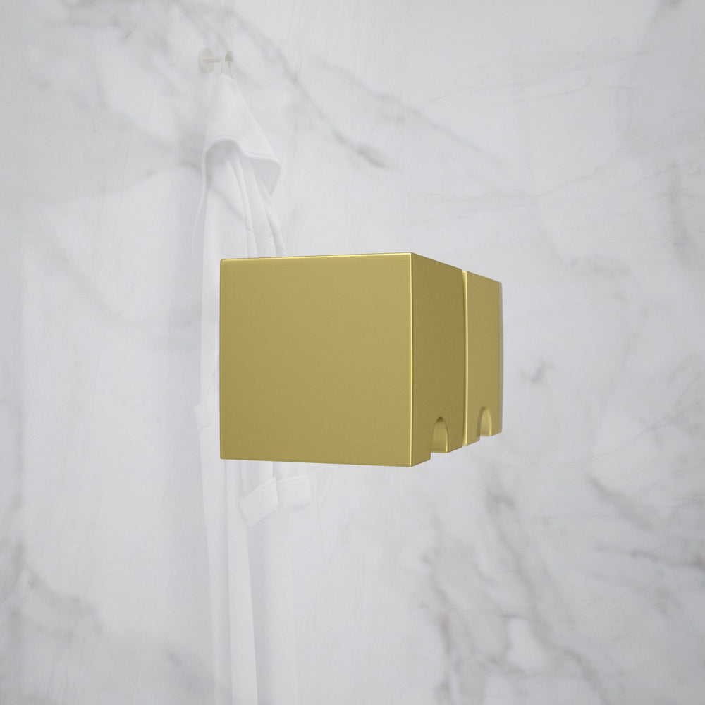 Hinged Shower Door - Brushed Brass 1200mm