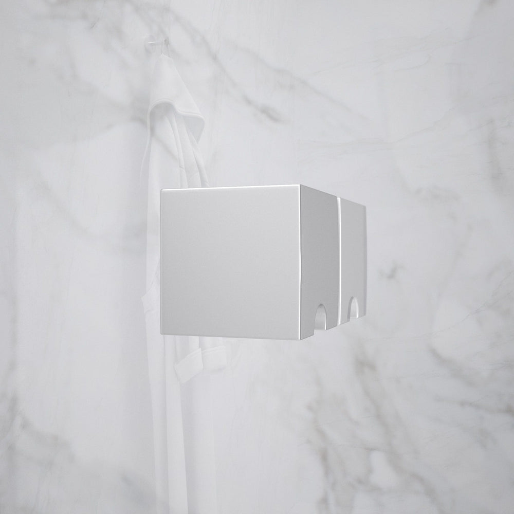 Hinged 1000mm Shower Door & 1000mm Side Panel - Brushed Steel