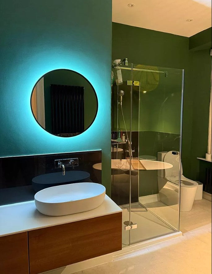 Hinged 1000mm Shower Door & 1000mm Side Panel - Chrome