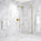 Hinged Shower Door - Brushed Brass 900mm