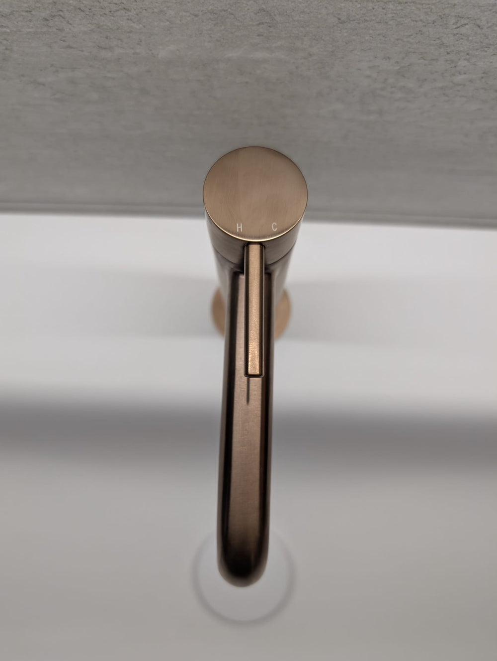 Monobloc Basin Mixer Tap - Brushed Copper