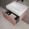 Raffinata One Drawer Vanity Unit  With Beyondstone BLOC Basin - Matt Pink 600mm image