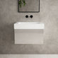 Raffinata One Drawer Vanity Unit  With Beyondstone BLOC Basin - Gloss Cashmere 600mm image
