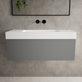 Raffinata One Drawer Vanity Unit With Beyondstone BLOC Basin - Matt Dust 1000mm image