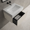 Raffinata One Drawer Vanity Unit  With Beyondstone BLOC Basin - Matt Cashmere 600mm image