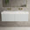 Raffinata Two Drawer Vanity Unit  With Beyondstone BLOC Double Basin - Matt Dove 1200mm