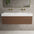 Raffinata One Drawer Vanity Unit With Beyondstone Double BLOC Basin - Walnut 1200mm