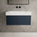 Raffinata One Drawer Vanity Unit With Beyondstone BLOC Basin - Matt Indigo 800mm