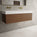 Raffinata Two Drawer Vanity Unit  With Beyondstone BLOC Double Basin - Walnut 1200mm