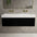 Raffinata Two Drawer Vanity Unit  With Beyondstone BLOC Double Basin - Matt Black 1200mm