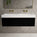 Raffinata Two Drawer Vanity Unit  With Beyondstone BLOC Double Basin - Matt Black 1200mm
