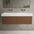 Raffinata Two Drawer Vanity Unit  With Beyondstone BLOC Double Basin - Walnut 1200mm