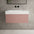Raffinata One Drawer Vanity Unit With Beyondstone BLOC Basin - Matt Pink 800mm