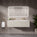 Raffinata One Drawer Vanity Unit With Beyondstone Double Basin - Matt Cashmere 1200mm